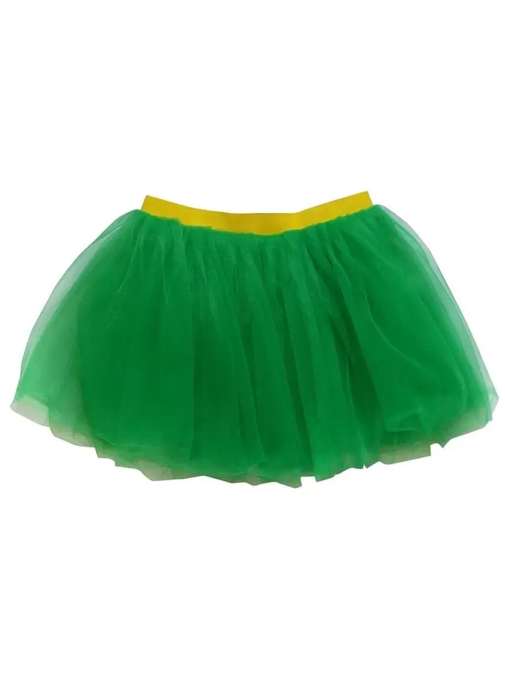 Green & Yellow Superhero Tutu Skirt Costume for Girls, Women, Plus