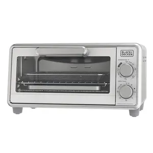 BLACK+DECKER Onyx 4 Slice White Analog Toaster Oven BLACK+DECKER Onyx 4 Slice White Analog Toaster Oven