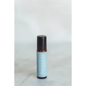 Baby Teething Rollerball with Pre-Diluted Organic Lavender Essential Oil - Aromatherapy for Gentle, Baby-Safe Calm, Healthy Therapeutic Solution