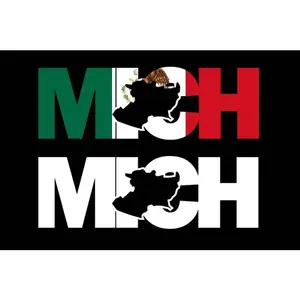Michoacan letters Decal Car Window Laptop Map Vinyl Sticker Mexico Mich