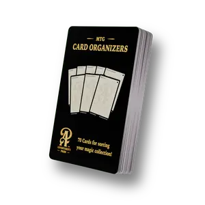 Magic the Gathering Organizer Cards: 70 cards for organizing magic the gathering trading collections