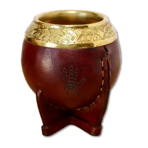 CERRO Torpedo Mate Gourd - Chiseled Bronze Rim