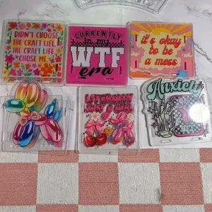 Pen Box for Beaded Pens Featuring Unique Designs with Colorful and Creative Patterns Including Cartoon Characters and Bow Designs