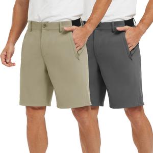 2 PACK GOPUNE Men's 9'' Golf Work Shorts Stretch Waistband Quick-Dry Fit Hiking Casual Business Dress Athletic Mens  Lightweight Pants 3 Pockets Summer fashion style 【Plus Size,32-46】#swimweek #outdoorfun #fathersdaygift