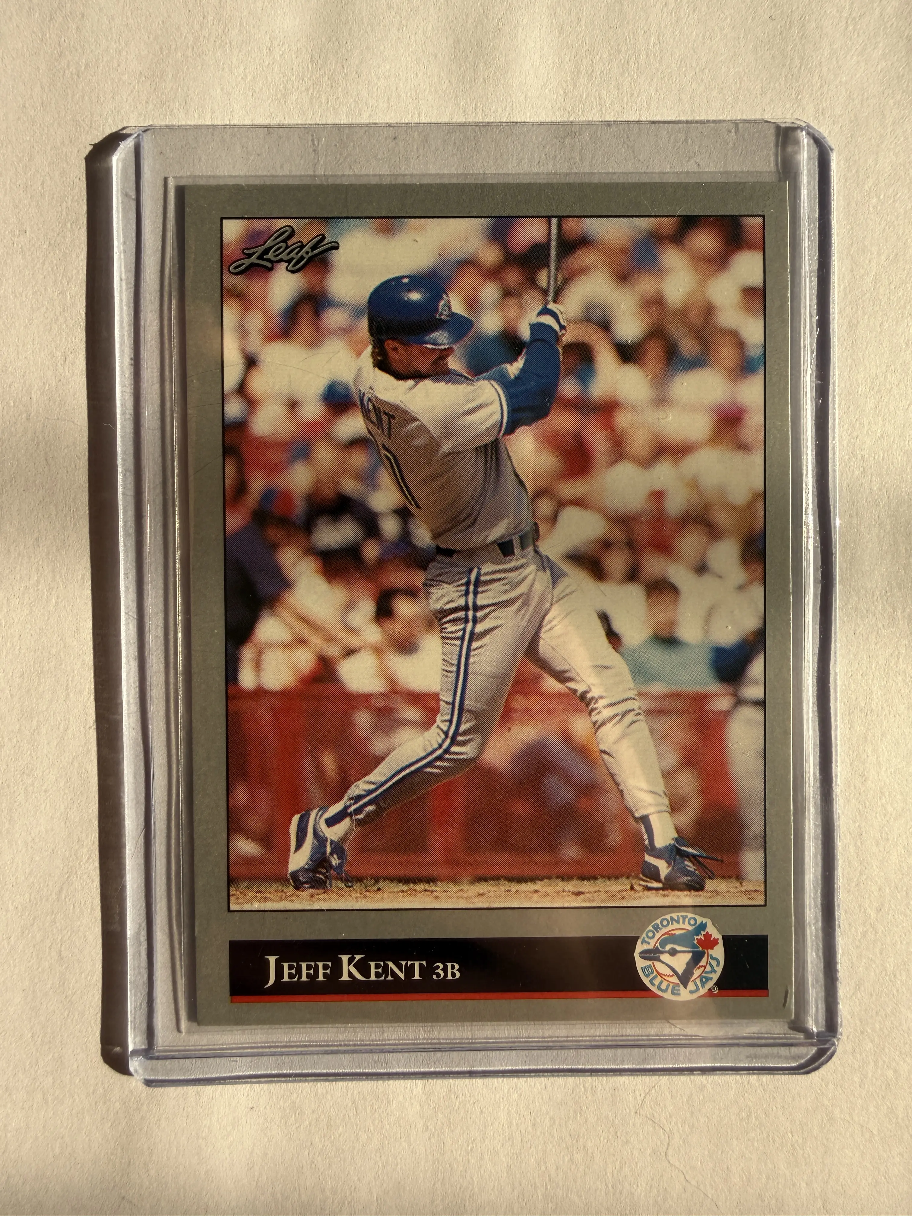 Leaf 1992 Jeff Kent RC #445 Toronto Blue Jays Baseball Trading Card - HOF