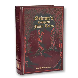 Grimm's Complete Fairy Tales - Collectible Gilded Leather Bound Hardcover