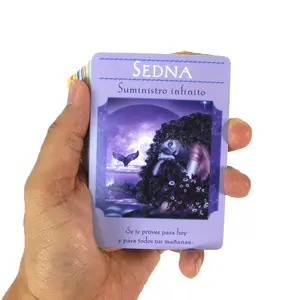 Spanish Oracle Cards Box, Tarot Divination Deck, Tabletop Card Game, Beginner Friendly, Perfect for Adult Parties, Halloween Christmas Thanksgiving