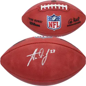 Aaron Jones Minnesota Vikings Autographed Full Color Duke Pro Football - Fanatics Authentic Certified