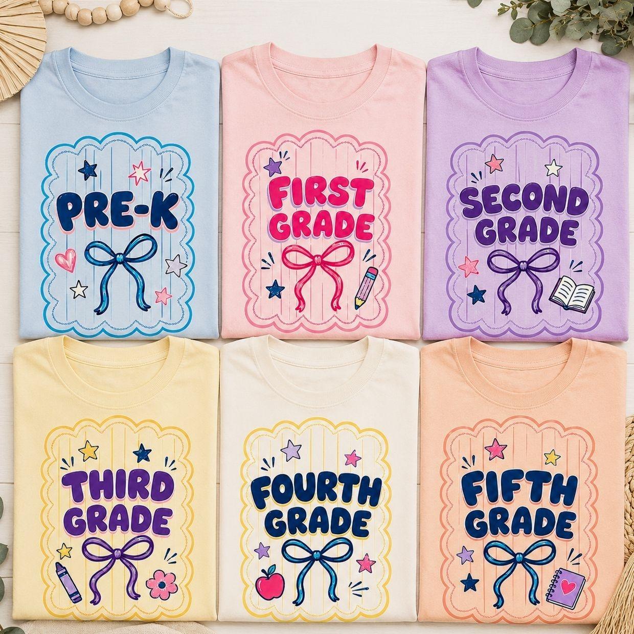 Comfort Colors Custom Teacher Team Shirts, Grade Team Shirt, Comfort Colors Back to School Shirt, Grade Level Team Tees, Teacher Gift, Kinder First Second Third Fourth Fifth Grade TQS