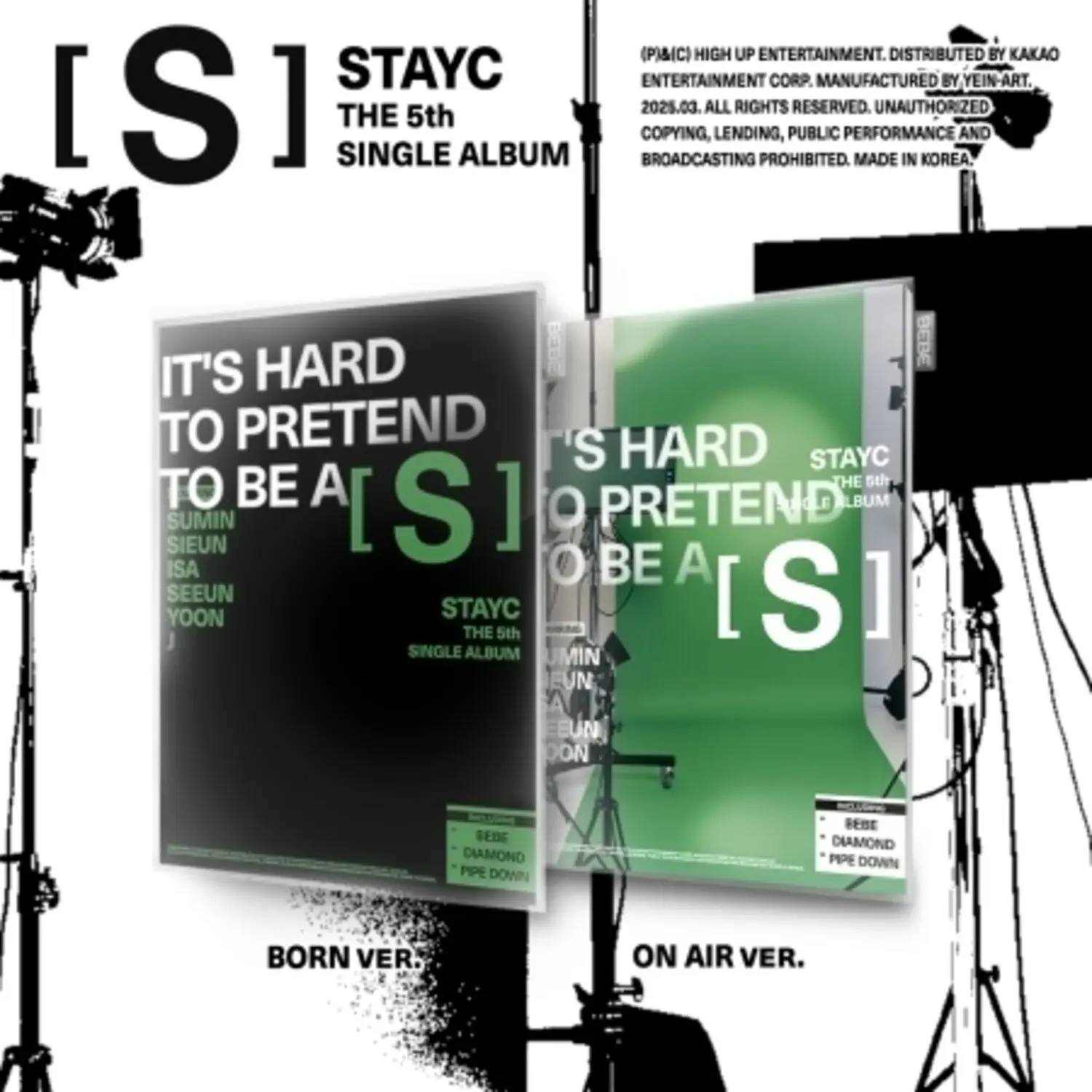STAYC - S - Random Cover - incl. 64pg Photobook, Index Slide, Fragrance Card, Photocard, Postcard + Sticker