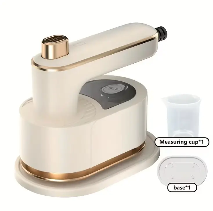 2026 Upgraded Mini Foldable Travel Garment Steamer & Iron | 2-in-1 Portable Wrinkle Remover | 180° Rotating Handheld Steam Iron for Home & Travel