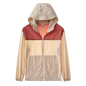 2-Piece Women’s UPF50+ Sun Protection Jacket Set – Breathable perforated design, versatile hooded jacket, quick-dry outerwear for outdoor hiking/cycling, everyday casual wear, and fitness; portable jackets Asian Womenswear