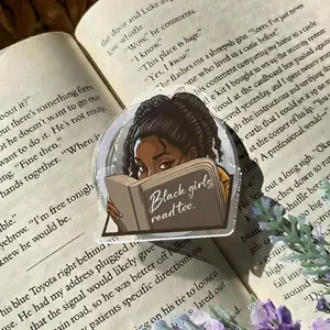 Melanin Phone Grip – Afrocentric Black Culture Accessory, Pride Art Holder, Bookish Kindle Grip, Black Girl Reader Gift