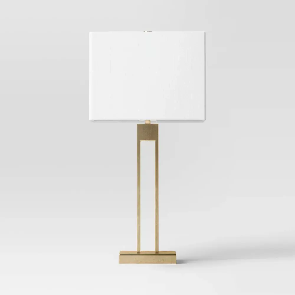Window Pane Table Lamp with USB - Threshold