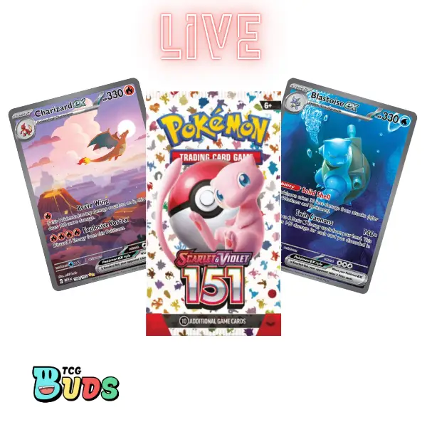 Pokemon Scarlet & Violet: 151 Booster Pack (ENGLISH) - Opened LIVE on Stream!