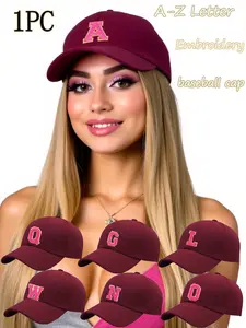 Personalized Letter Custom Baseball Cap Unisex, High Elastic Cotton Skin-friendly Peaked Cap, Sun UV Protection, Extended Brim Slim Face, Four Seasons Versatile Accessory