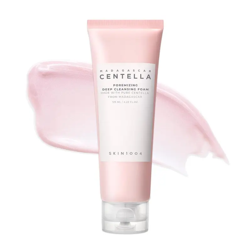 [SKIN1004] Madagascar Centella Poremizing Deep Cleansing Foam 125ml - Deep Pore Cleanse, Creamy & Rich Foam