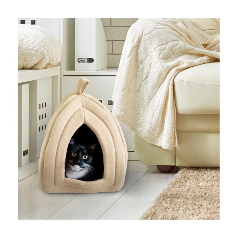 Pet Adobe Igloo Style Pet Tent for Cats - Tan