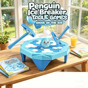 Penguin Ice Breaker Game, Family Fun Interactive Puzzle, Child Brain Training Toy, Party Stress Relief, 1pc Educational Desk Game