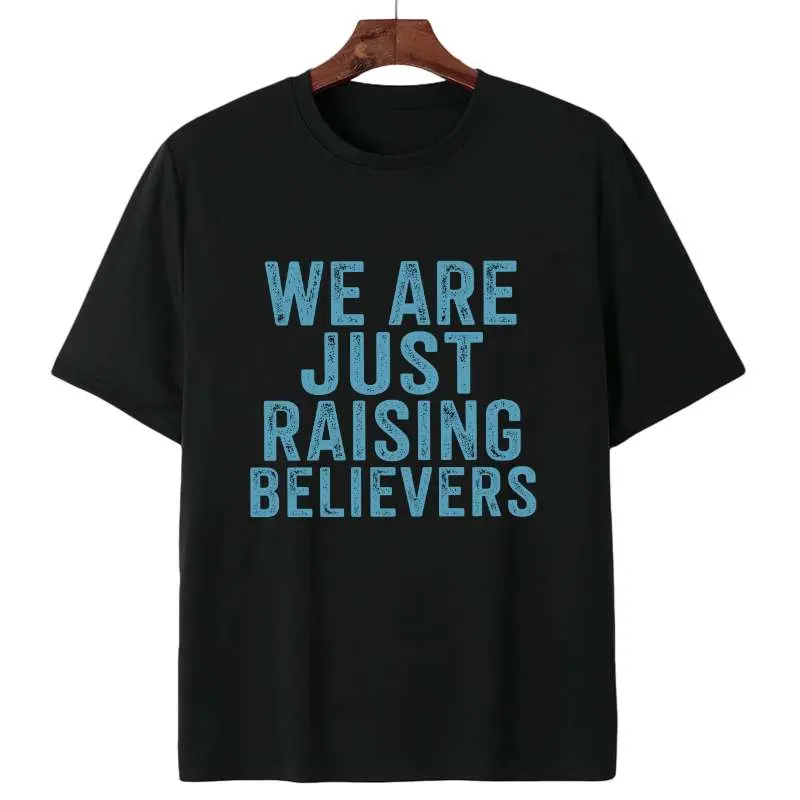 Lifestyle statement graphic T Shirt for those who take pride in raising children with heartfelt faith and purpose