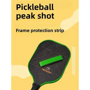 Pickleball racket protective strip, a pack of three pickleball racket frame protective sticker border protective strip