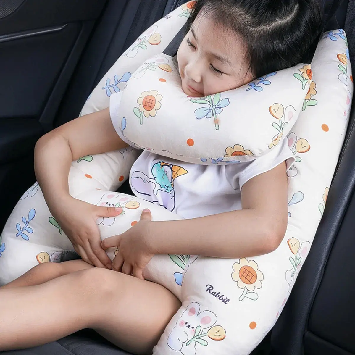 CozyRide H-Shape Neck Pillow – Snug Support for Kids & Adults on the Go!
