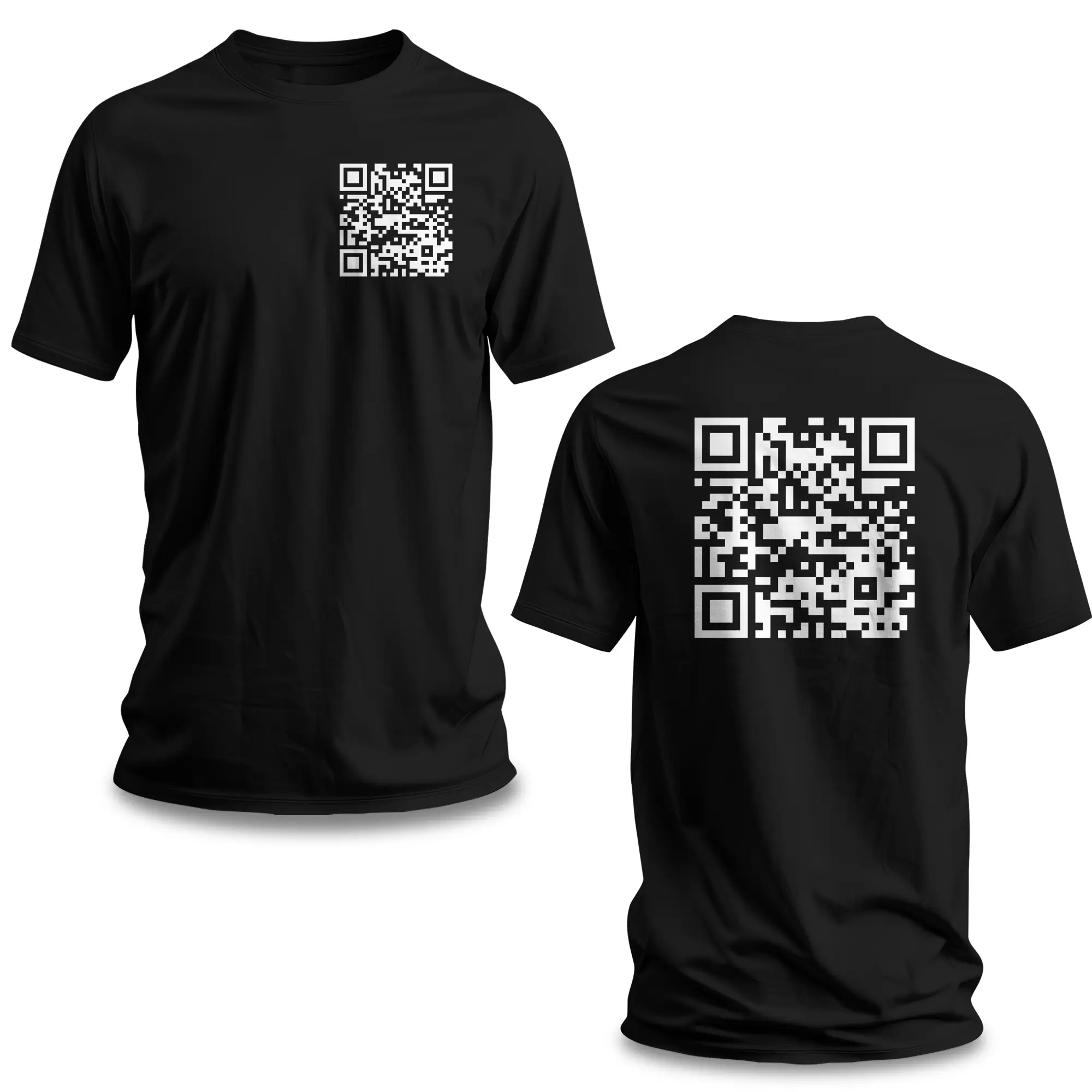 Funny "FU" QR Code Men's T-Shirt - Funny Shirt - Gag Gift