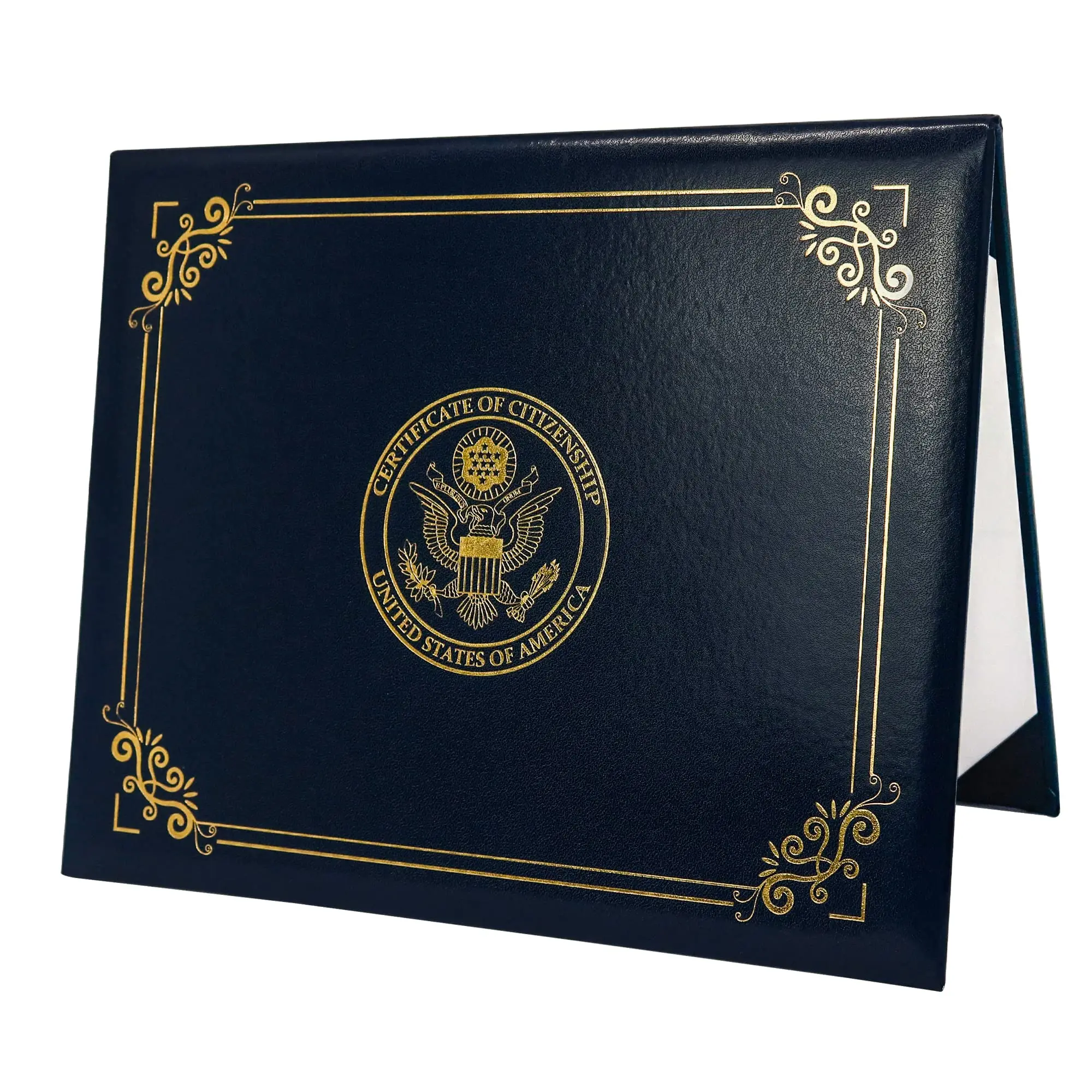 US Citizenship Certificate Holder Naturalization Certificate Cover Document Case