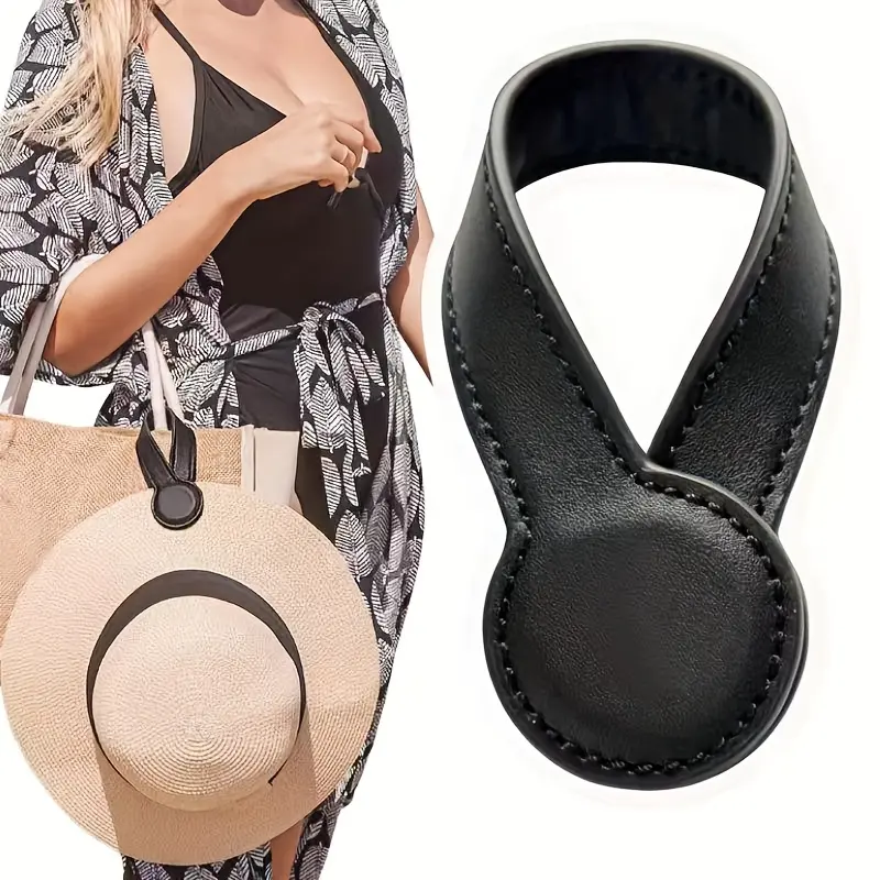 1PC Creative and fashionable outdoor portable magnetic hat clip bag hanging decoration circular hat clip Round