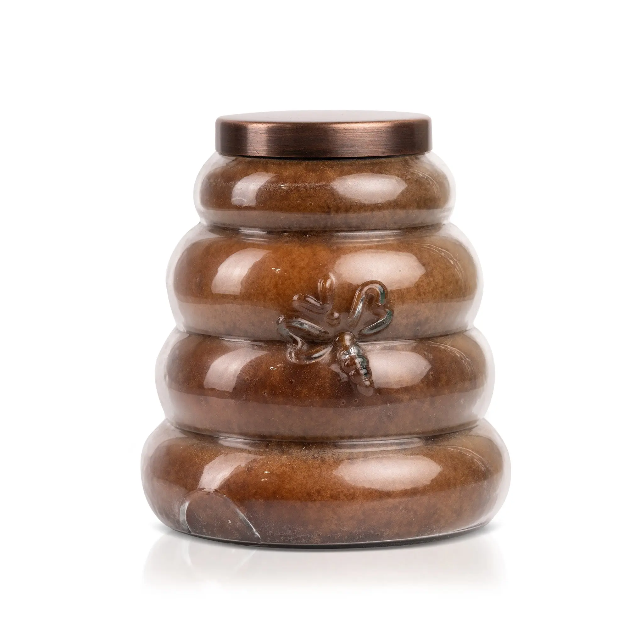 Honey Praline - Large Beehive 30 oz Jar Candle with Warm Vanilla Caramel Pecan Scent Proudly Made in USA Honey Praline - Large Beehive 30 oz Jar Candle with Warm Vanilla Caramel Pecan Scent Proudly Made in USA