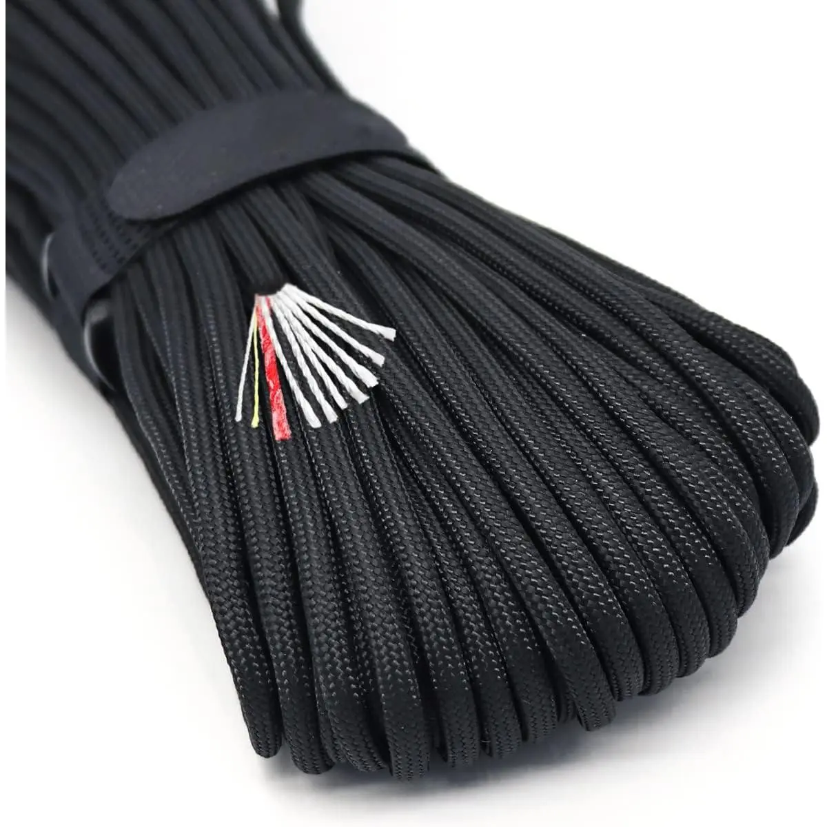 Paracord Parachute Fire Cord  Ropes Red Tinder Cord PE Fishing Line Cotton Thread 7 Strands Outdoor 20, 25, 100 Feet