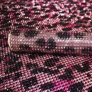 Rhinestone Pre-rolled Puff Tubes -  available in Pink Leopard, Rose Pink, Silver, AB, and Gold.