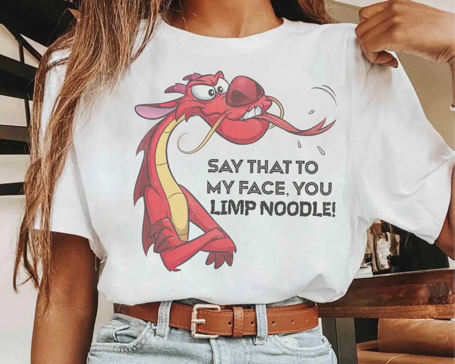 Mulan Mushu Shirt, Say That To My Face Mushu Shirt, Funny Dragon Tee, WDW Family Matching Shirt, WDW Trip Shirt