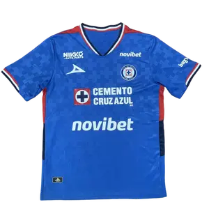 Cruz Azul 2025 26 New Home Blue No.9 A.Sepulveda Short Sleeved Football Jersey TOP