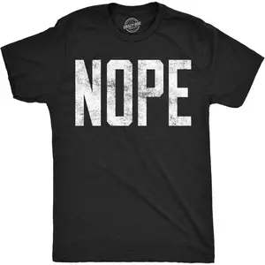 Men's humorous sarcasm and refusal Graphic T-Shirt - Short Sleeve Crew Neck Regular Fit Casual Wear | Soft & Breathable Fabric, Durable Print, Everyday Comfort, Machine Washable