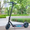 Unisex Adult-Size High-Speed Electric Scooter - 10in Vacuum Tires, 500W Motor, Dual Brake System, 20mi Range, 28mph Top Speed, LED Lights, App Control, Aluminum Alloy Frame, Foldable, 14kg Weight, 12 Months Warranty, 1110*460*1150mm Dimensions