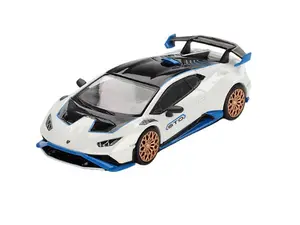 Lamborghini Huracán STO – Bianco Asopo (Mini GT) Diecast 1:64 Scale Model - TSM MGT00788