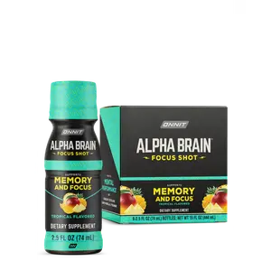 Alpha BRAIN® Focus Shot - Tropical (2.5 fl oz, 6 ct)