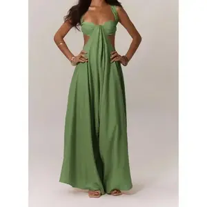 Virtual Massage Wearing Costumes White Swimwear Master Costumes Green Flower Women's Clothing Free - Meedless Mugs Clothing