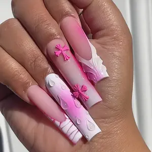Majestee Luxe XL Pinky Pink Press On Nails
