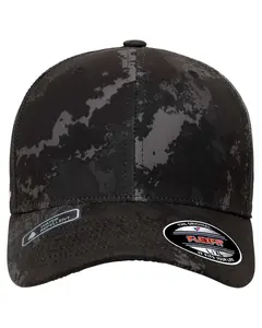 Flexfit Adult 6-Panel VEIL Camo Cap - 6277VC Water-Repellent Breathable All-Day Comfort for Summer Streetwear Travel