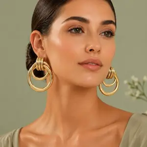 Golden Orbit Earrings