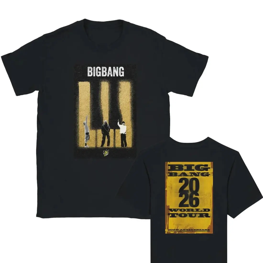 BIGBANG 20/26 World Tour T-Shirt, Kpop Concert Merch VIP Fan Tee