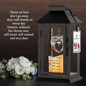 Memorial Gift for Loss of Mother Father Memorial Lantern Sympathy Lantern for Loss of Loved One Remembrance Bereavement Gifts with Candle