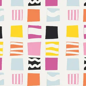 Fabric Art Gallery Pop Block Stencils in Canvas by the Quarter Yard C-69303