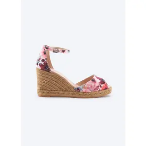 Aiguafreda Premium Fabrics Espadrille Sandal Wedges