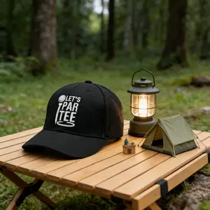 Classic Adjustable Cotton Embroidered Golf Baseball Cap For Men Women Daily Wear