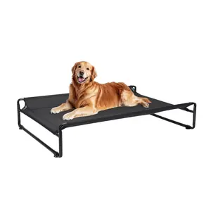 Veehoo Original Elevated Dog Bed - Portable Cooling Cot with Washable Mesh, No-Slip Feet & Hammock Design, Perfect Christmas Gift for Pets