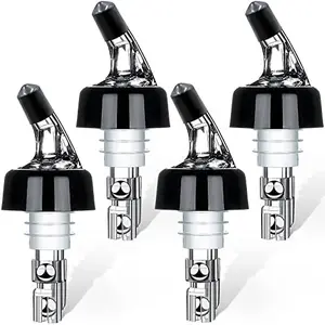 Measured Bottle Pourer - Quick Shot Spirit Measure Pourer Drinks Wine Cocktail Dispenser Home Bar Tools - 1oz/30ml (4 pack)