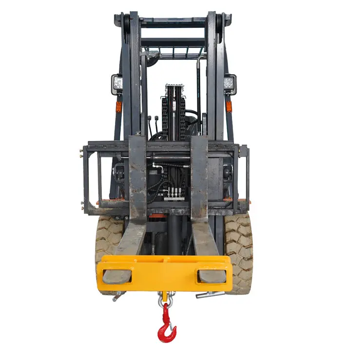 Forklift Lifting Hoist with Crane Hook | Heavy Duty Pallet Fork Hook Attachment for Warehouse & Farm